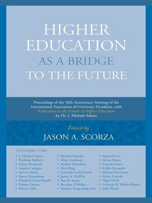 cover image of Higher Education as a Bridge to the Future